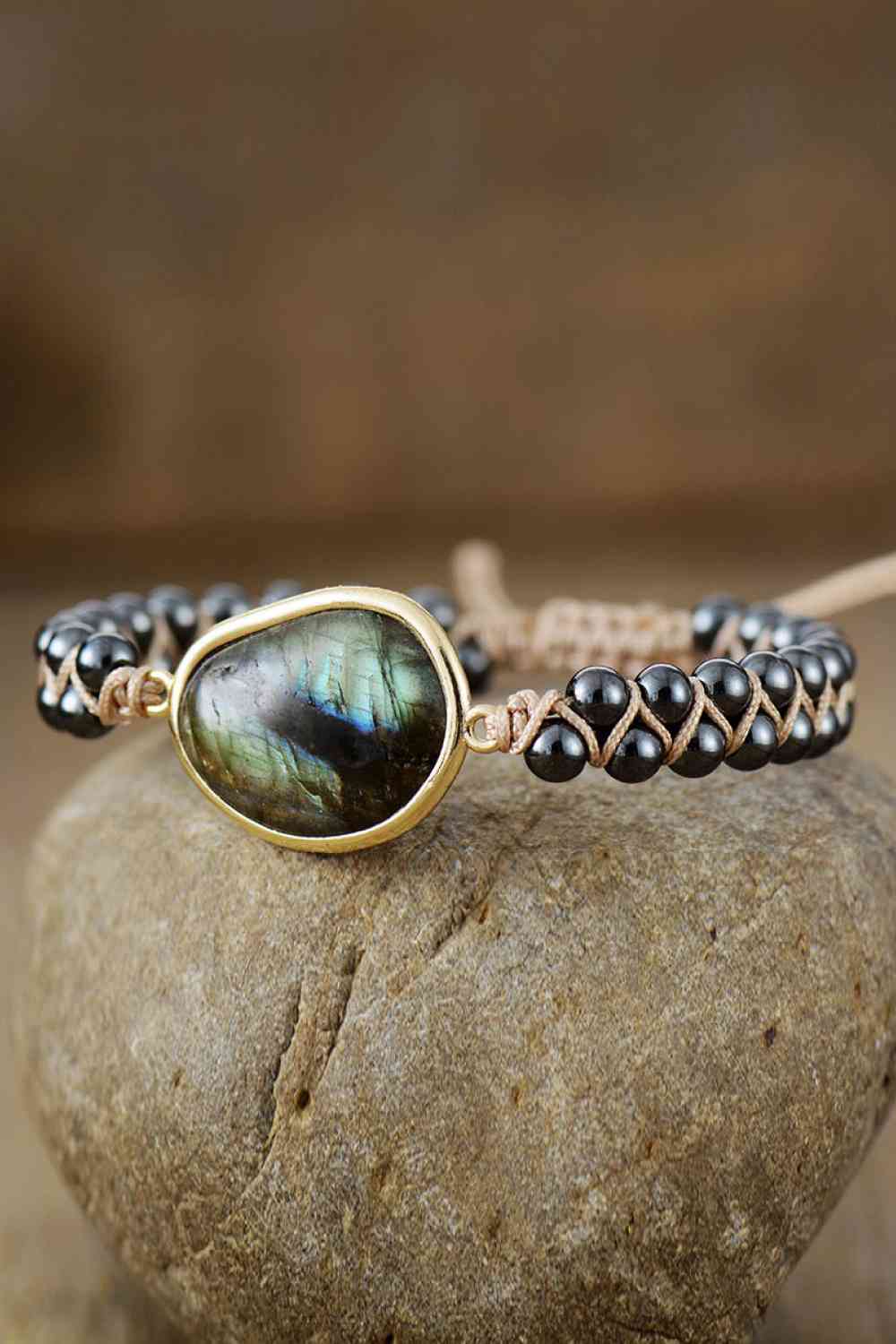 Armband mit Naturstein-Perlen