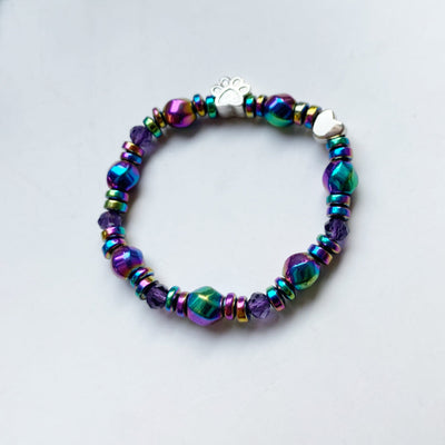 Magnetisches Pfoten Charm Armband