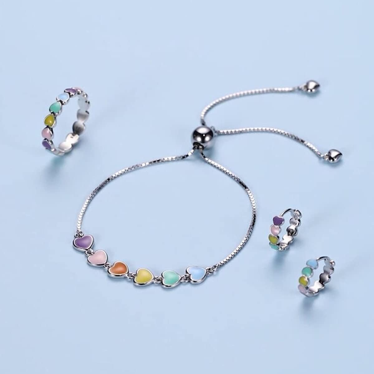 Sterling Silber Hund Pfotenabdruck Armband – Verstellbares Armband