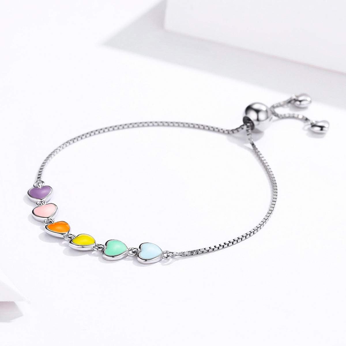 Sterling Silber Hund Pfotenabdruck Armband – Verstellbares Armband
