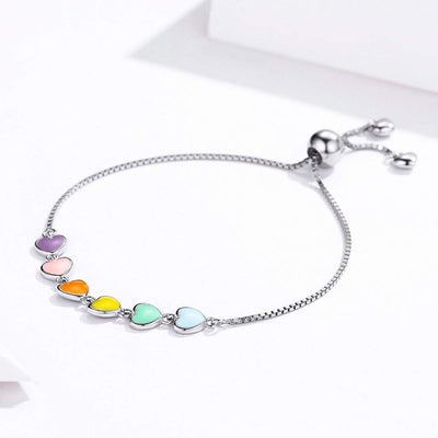 Sterling Silber Hund Pfotenabdruck Armband – Verstellbares Armband